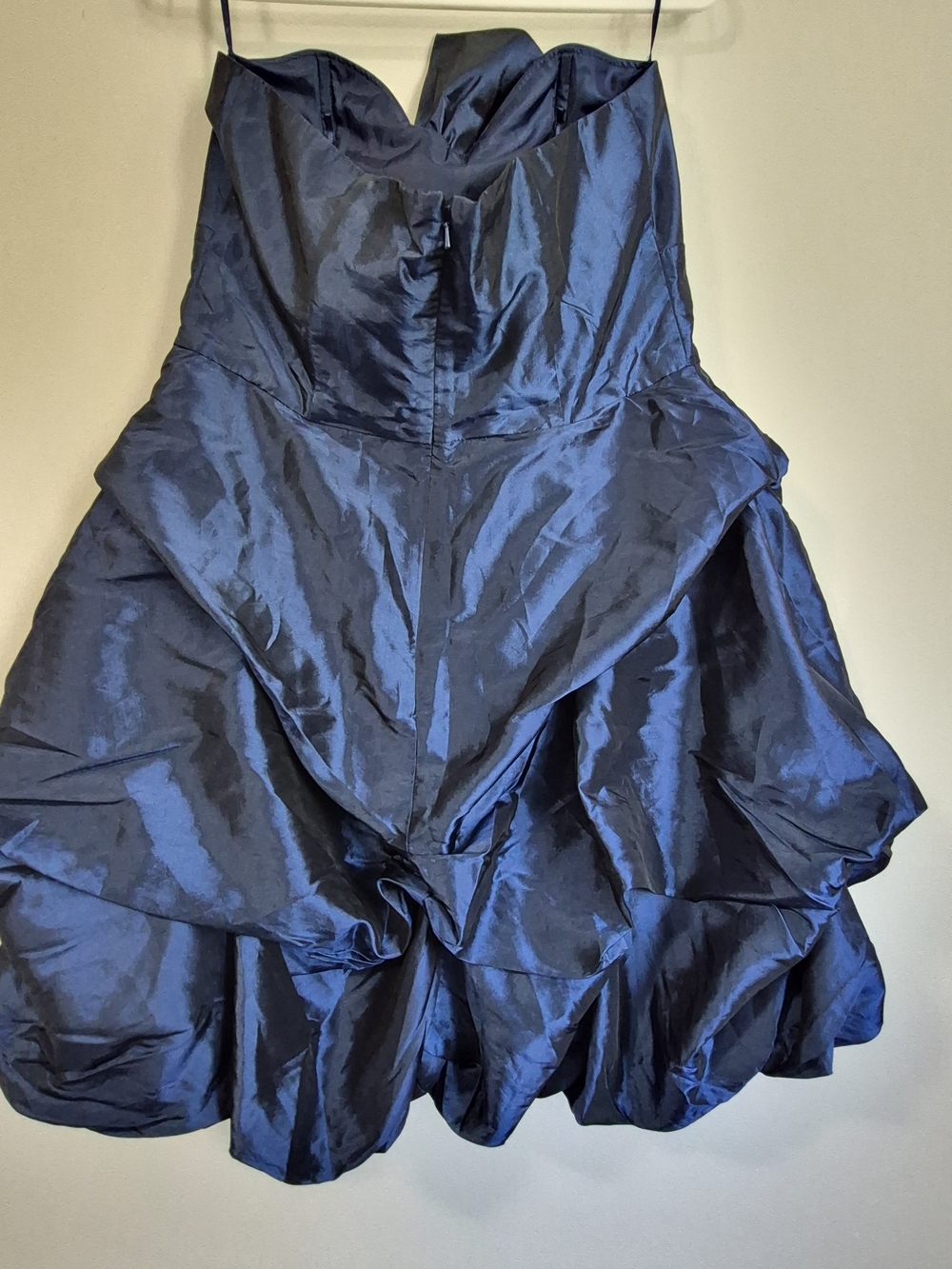 Strapless Navy Blue Party Dress - Elegant Women's Cocktail Dress